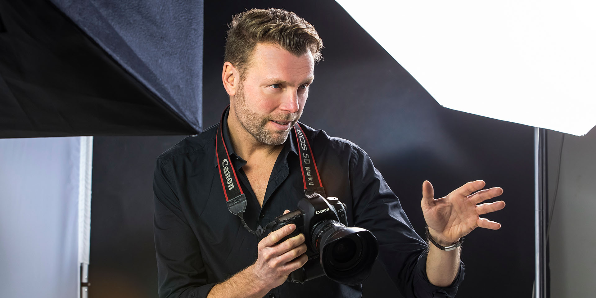 LinkedIn fotograaf op event maakt professionele portretfoto